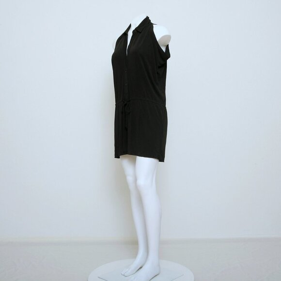 Theory Button Down Sleeveless Mini Dress - Picture 1 of 13